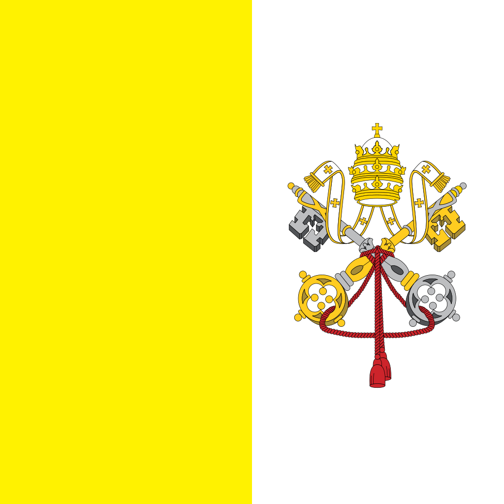 Bandera de Ciudad del Vaticano