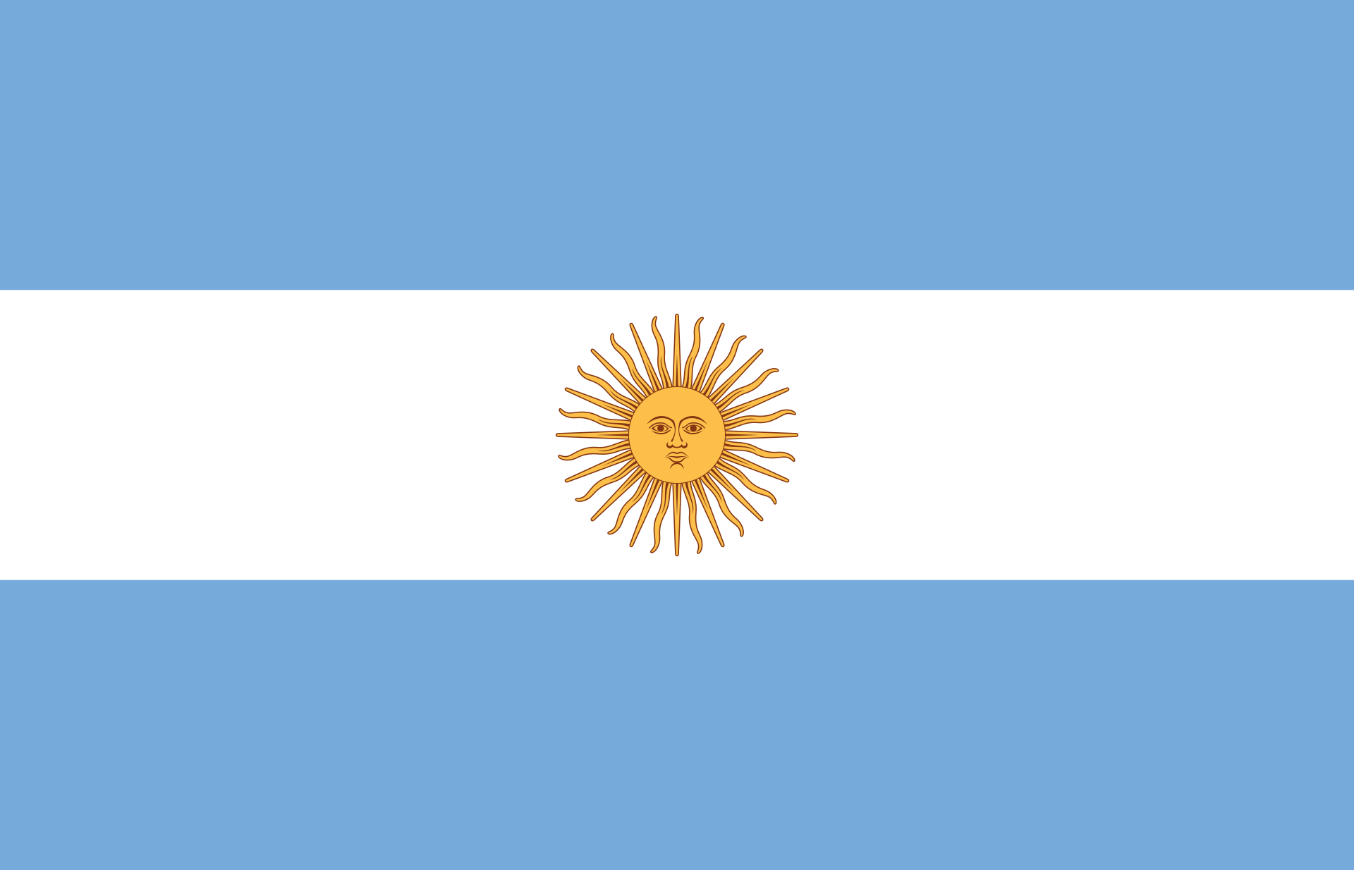 Bandera del Argentina