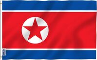 Bandera de Corea del Norte Amazon