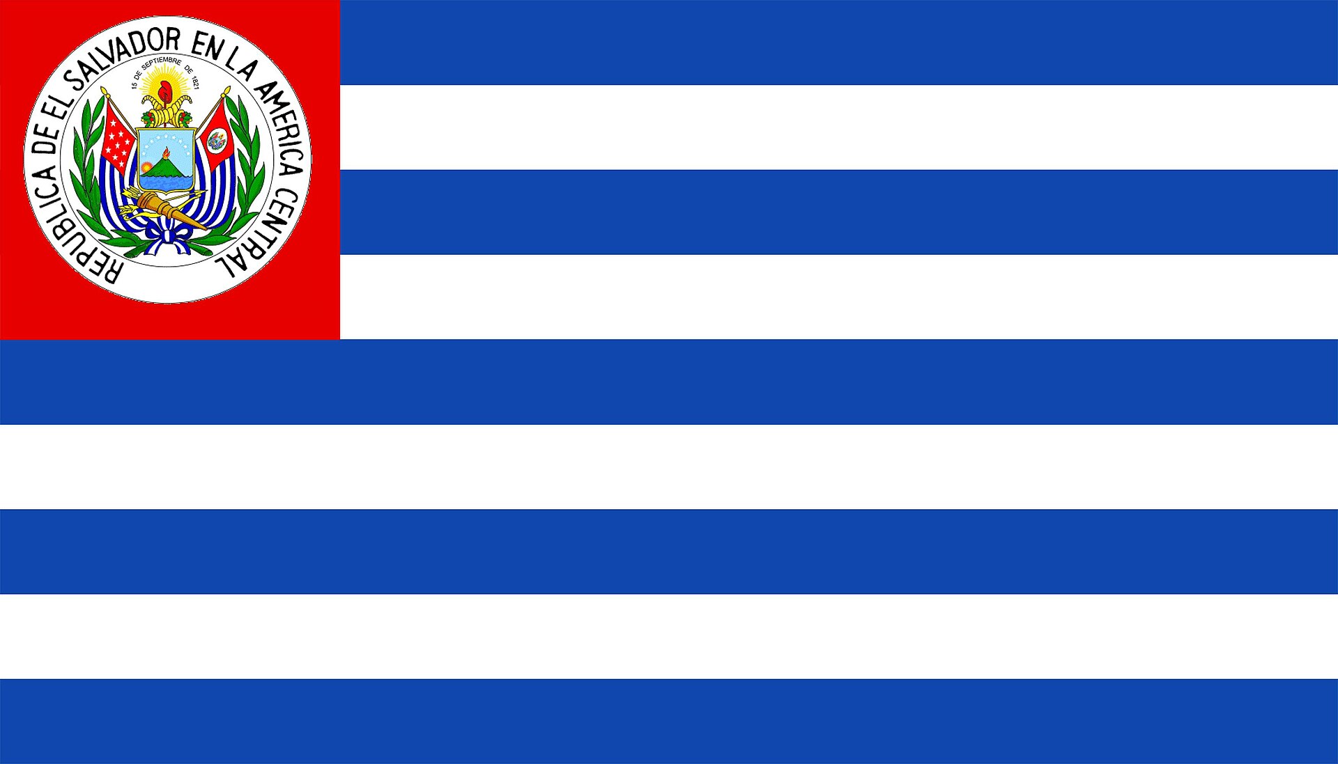 Bandera de  El Salvador