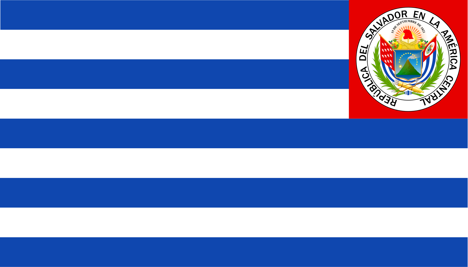 Bandera de  El Salvador