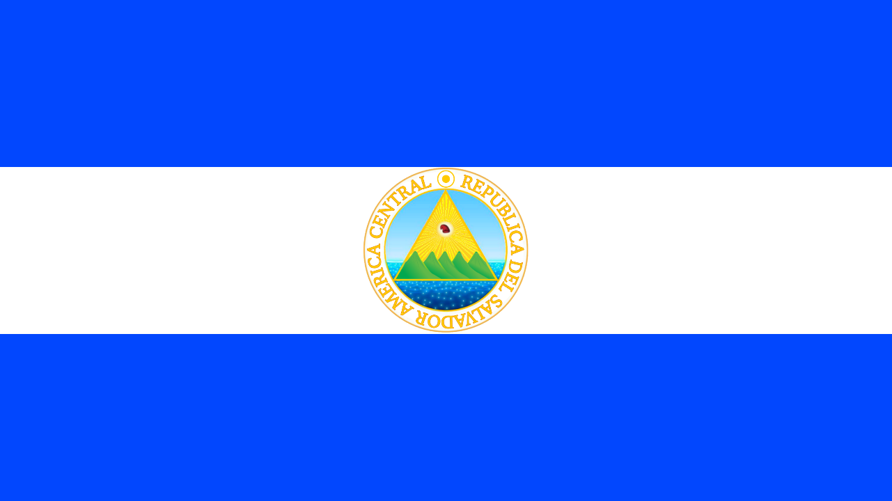 Bandera de  El Salvador