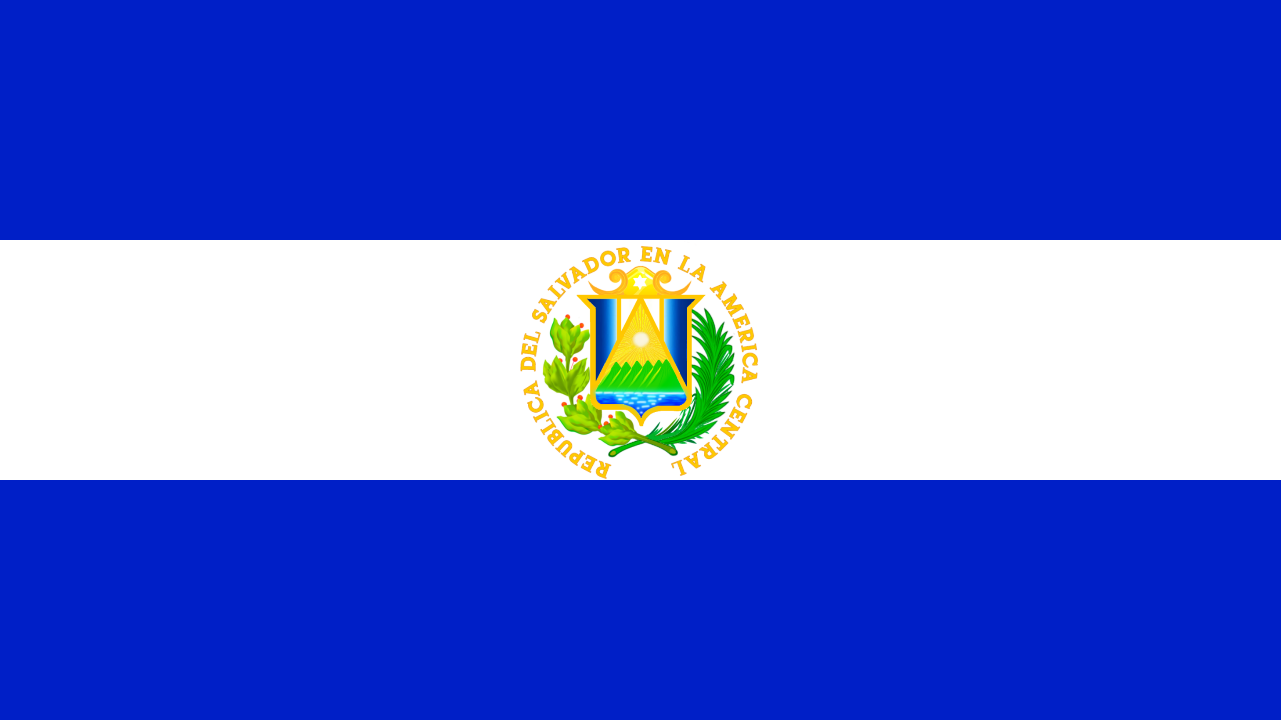 Bandera de  El Salvador