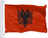 Bandera de Albania Amazon