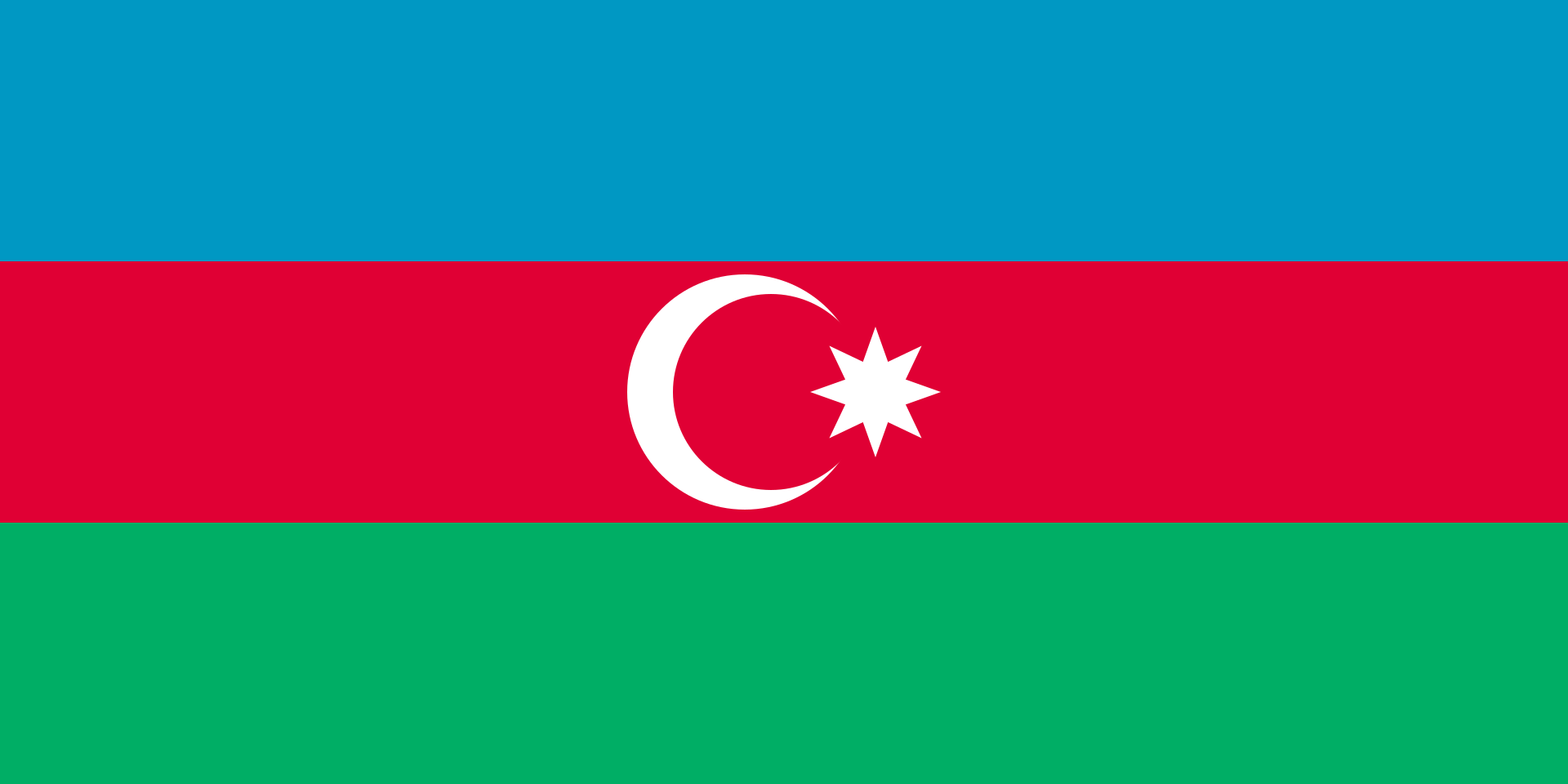 Bandera de azerbaiyán