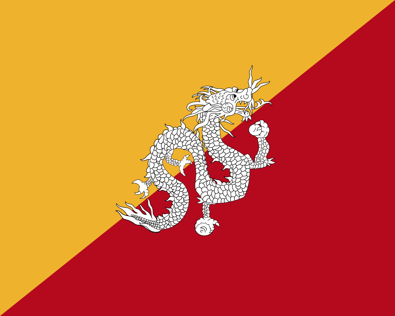 Bandera de Butan