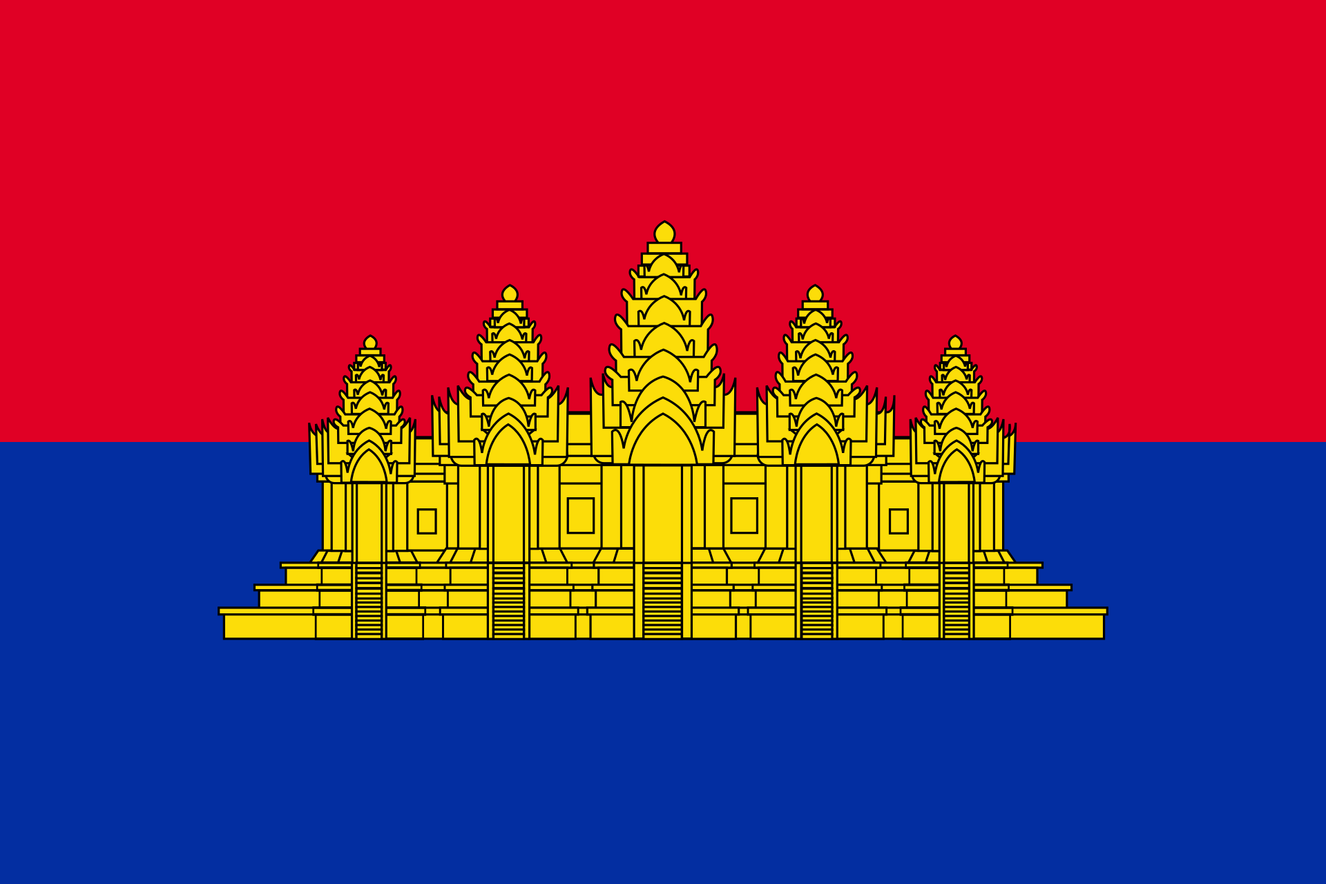 Bandera de Camboya