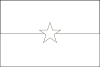 Bandera de Burkina Faso para descargar y colorear