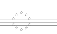 Bandera de Cabo Verde para descargar y colorear