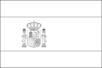 Bandera de España para descargar y colorear