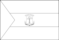 Bandera de Guinea Ecuatorial para descargar y colorear