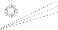 Bandera de Islas Marshall para descargar y colorear