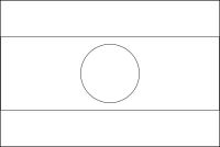 Bandera de Laos para descargar y colorear
