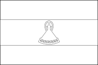 Bandera de Lesoto para descargar y colorear