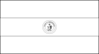 Bandera de Paraguay para descargar y colorear