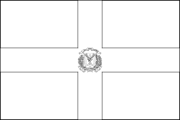 Bandera de Republica Dominicana para descargar y colorear
