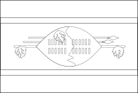 Bandera de Suazilandia para descargar y colorear