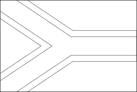 Bandera de Sudáfrica para descargar y colorear